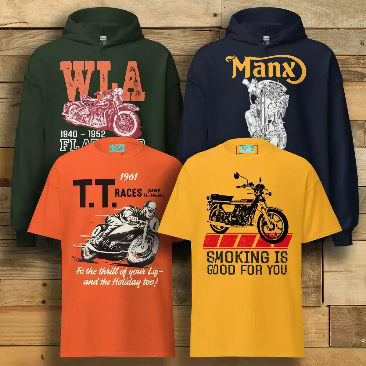 Custom motorcycle clothing and accessories
